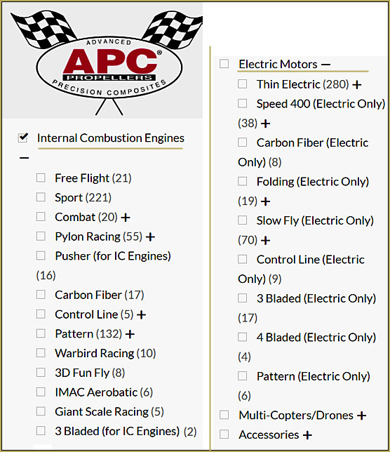 Styles of APC Props