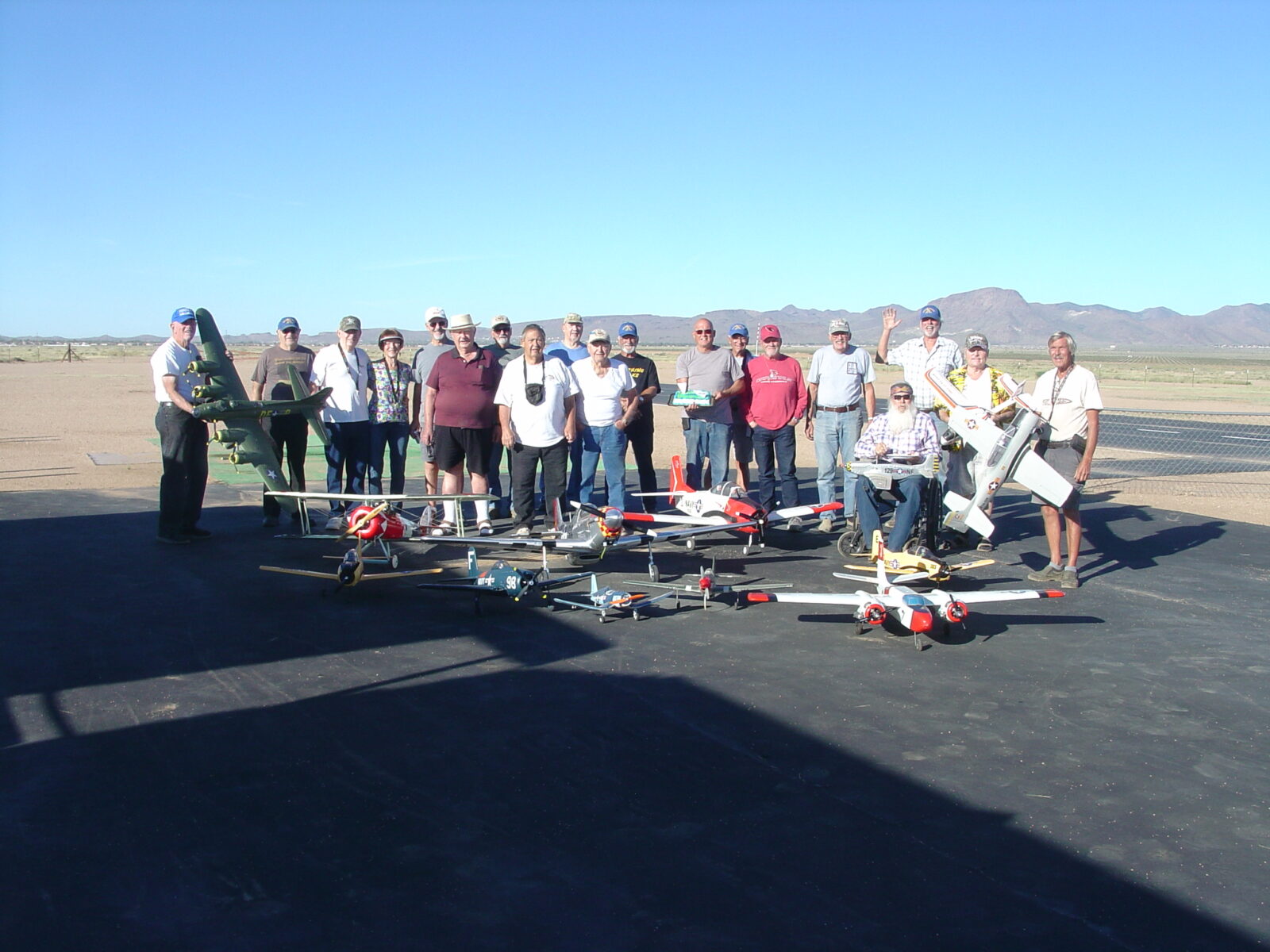 The 2022 Warbird Event at the Golden Eagles RC Club field.