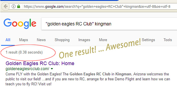 Google FOUND us... Success with the SEO!