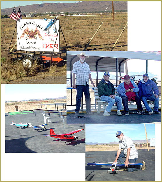 The Kingman Golden Eagles manned the flying-field to accommodate the many visitors sent-over from the EAA event.