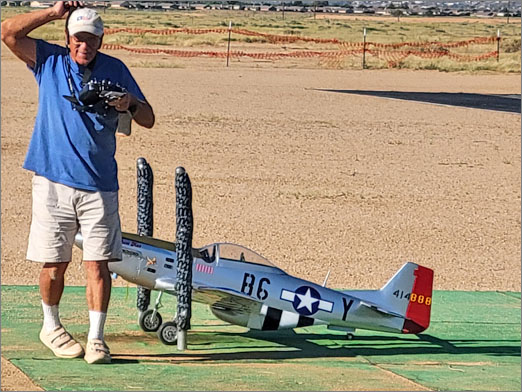 Jon Wilson and his Awesome P-51!