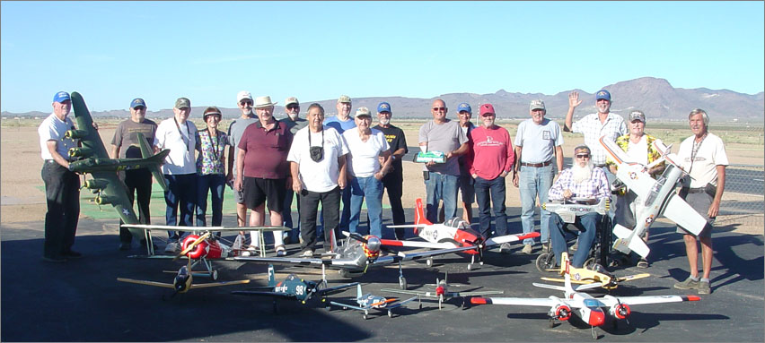 The Kingman Golden Eagles RC Club's Warbird Event.